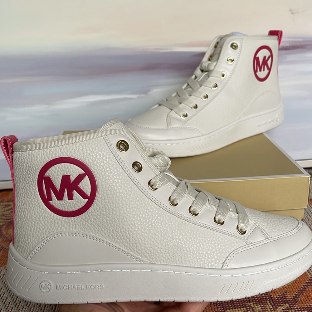 MICHAEL KORS SHEA MID HIGH TOP
FAUX LEATHER
49R4SHFE5L
ELECTRIC PINK
Sneakers - Picture 15 of 16